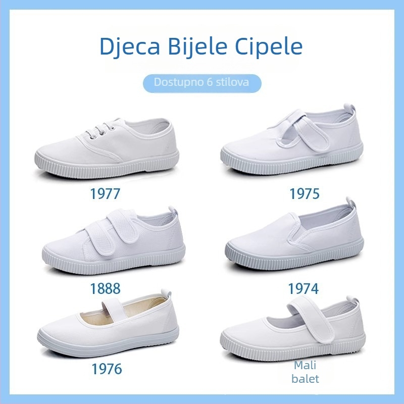 Dječje slip-on tenisice od platna, unutarnja upotreba, niski gornji dio, gumeni potplat, korejski stil, za uzrast 1–3 godine