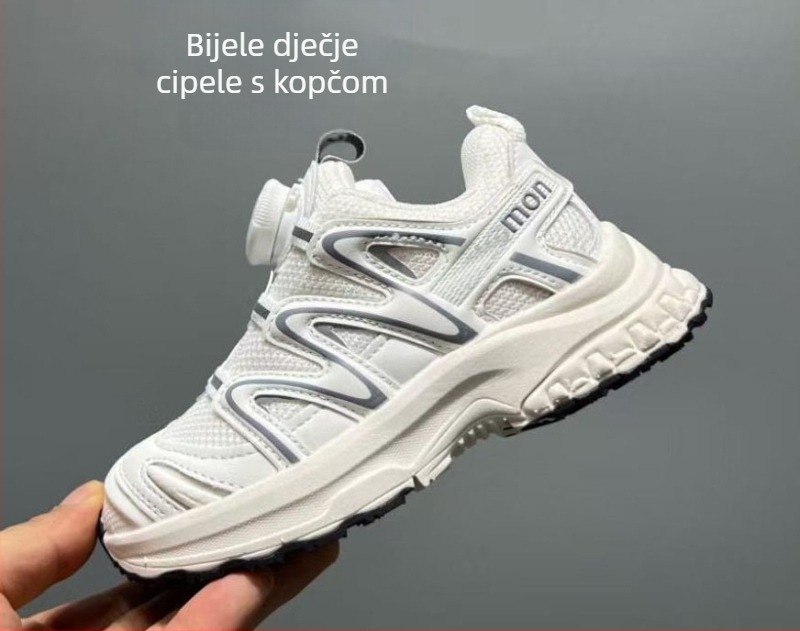 Dječje tenisice Dad Shoes s 3D rotirajućom kopčom – prozračni gornji dio PU+ mreža, EVA potplat, sve-sezone vanjske tenisice za dječake i djevojčice