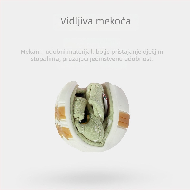 Unisex cipele za bebe i mališane s platnenim gornjim dijelom, Velcro zatvarač, uzorak životinja, za 12-36 mjeseci