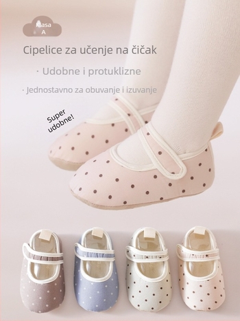 Dječje unutarnje cipele s protukliznom mekom potplatom i čarapama
