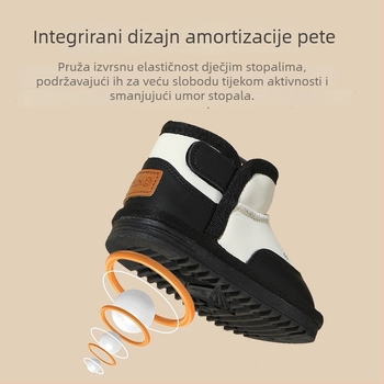 Dječje snježne čizme za zimu, mekana podstava, cipele za prve korake, 0–3 godine, unisex, flis unutrašnjost, tople pamučne cipele