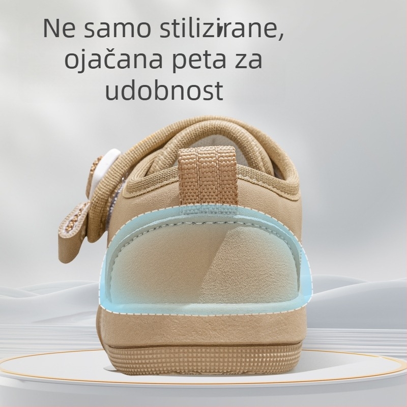 Bramil jesen 2025 dječje cipele - protuklizne, prozračne, mekana podplat, zatvaranje na Velcro, niski gornji dio, crtani stil, Unisex, za 12-48 mjeseci
