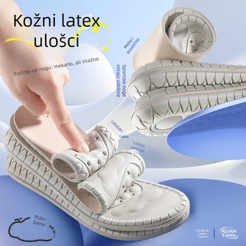 Uložak od prave kože i lateksa, odvlažuje vlagu, cijela uložak, unisex, pogodan za sportske cipele, kožne cipele, čizme, casual, posao