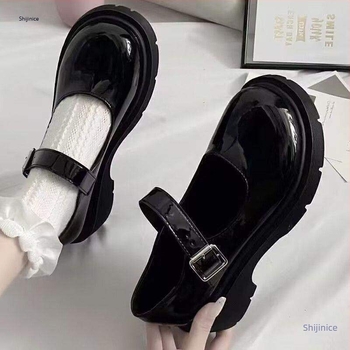 Ženske Mary Jane ravne cipele | PU gornji dio, Velcro zatvarač, niski potpetica, PU uložak