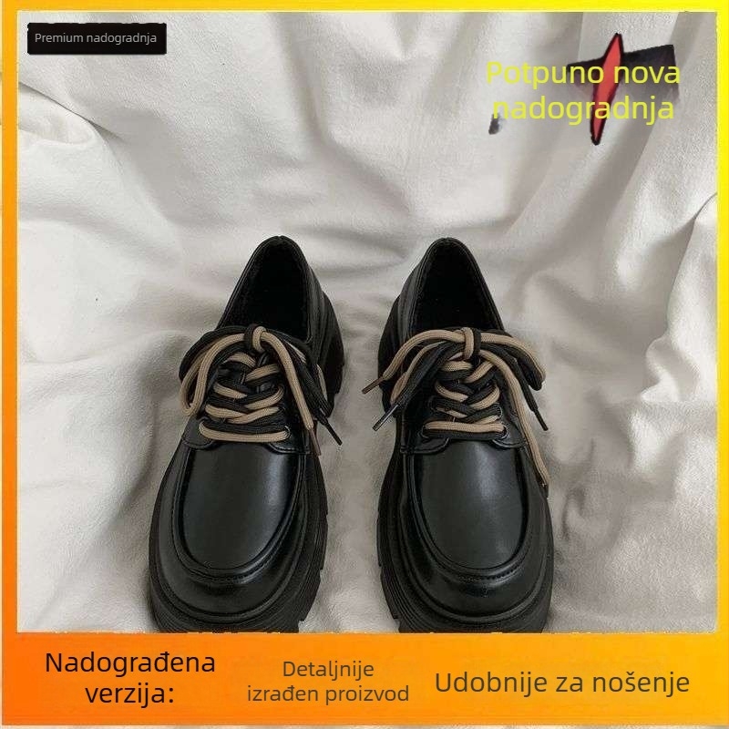 Ženske Mary Jane cipele s visokim petom iznad 8 cm, PU gornji dio, gumeni đon, vezanje