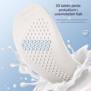 Uložak za cipele od teleće kože i lateksa, model P403, cijeli ulošak, unisex, za sve sezone