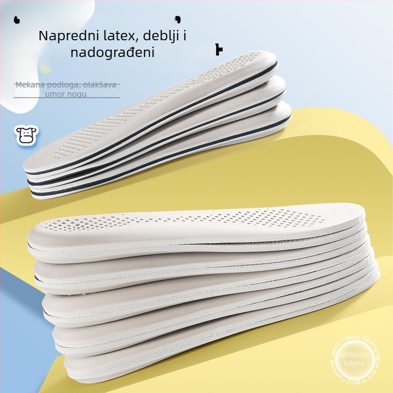 Uložak za cipele od teleće kože i lateksa, model P403, cijeli ulošak, unisex, za sve sezone