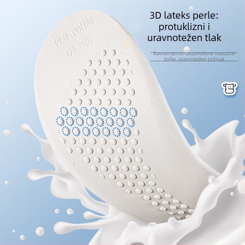 Uložak za cipele od teleće kože i lateksa, model P403, cijeli ulošak, unisex, za sve sezone
