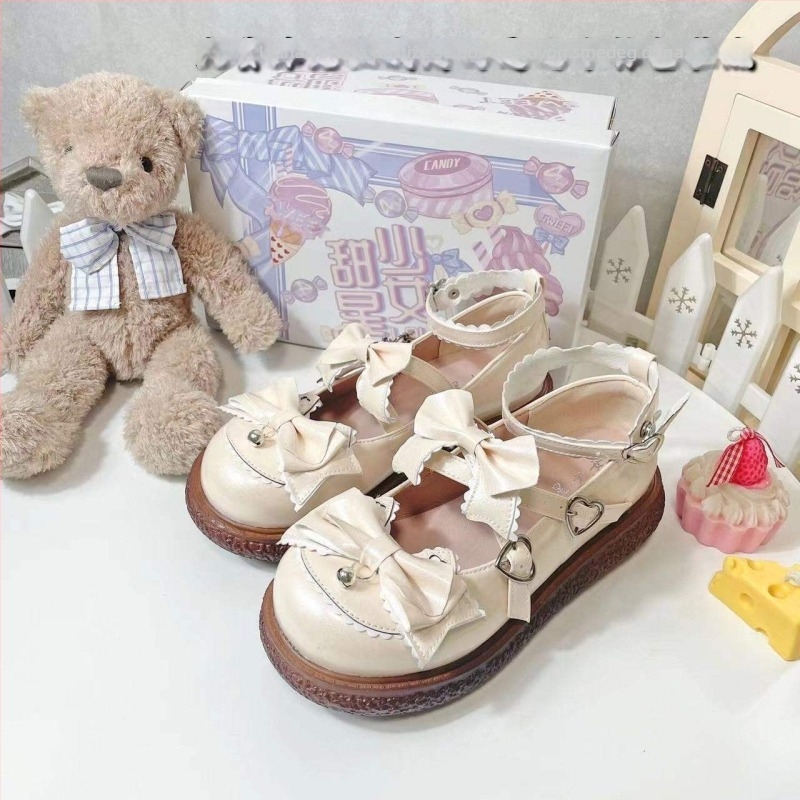 Mary Jane cipele za djevojčice, japanski stil, PU gornji dio, niski blok potpetica, T-bar remen, gumena potplata
