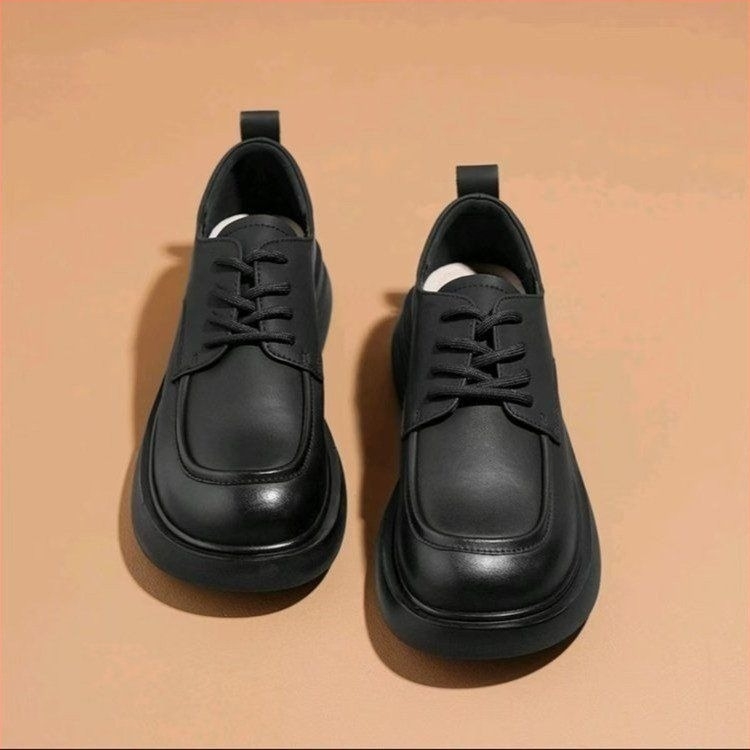 Ženske loafers s okruglim vrhom, PU gornji dio, gumeni potplat, niski pet 1-3 cm, nizak profil