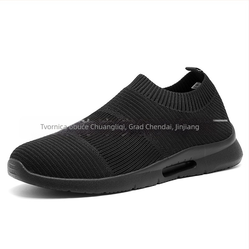 Prozračne mrežaste tenisice tip čarape, zaobljeni vrh, gumeni potplat, ravna peta, plitka otvor, minimalistički sportsko-casual stil