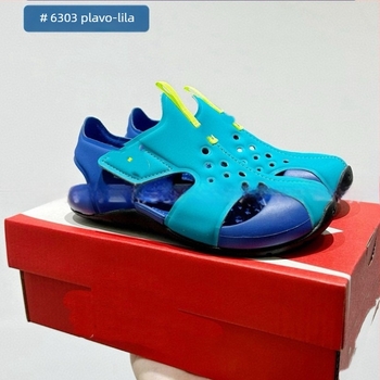 Dječje sandale za plažu s Velcro zatvaranjem (Unisex, gornji dio od nubuk kože, gumeni potplat, uzrast 1–12 godina, sportski stil)
