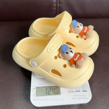 Dječje EVA sandale za unutarnju i vanjsku uporabu s dizajnom medvjedića – protuklizne, bez mirisa, unisex, Aa marka, ljeto 2025