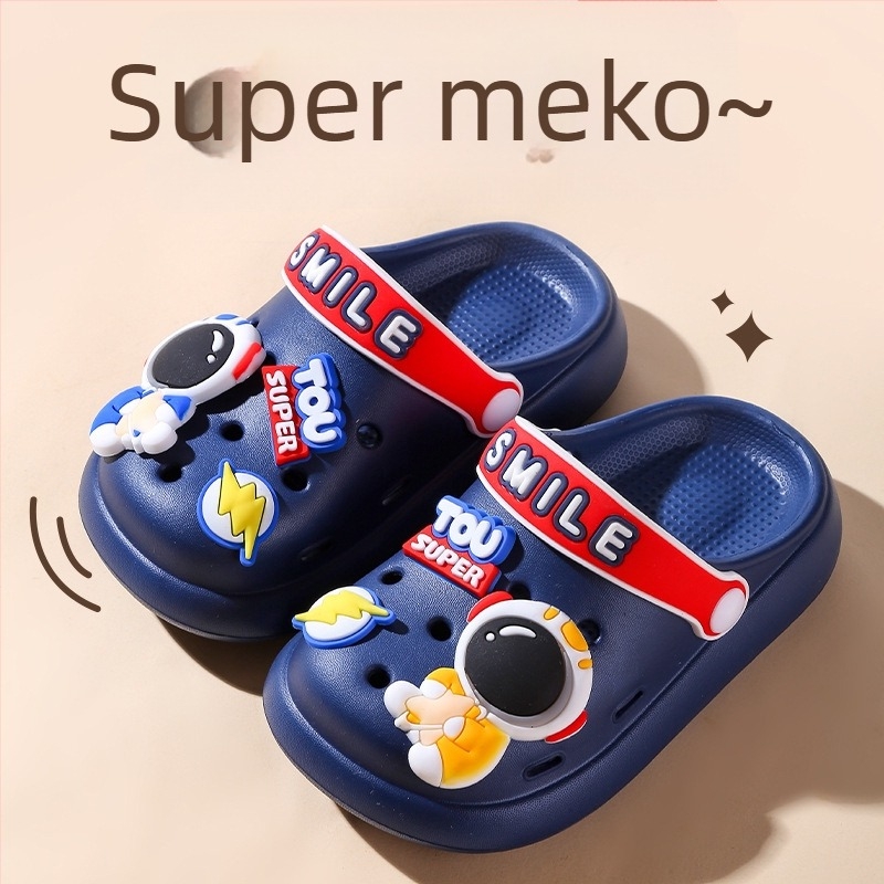 Nove EVA dječje sandale s rupicama za ljeto, Unisex, lagane, prozračne, s zatvorenim prstom, protuklizne, protiv mirisa, otporne na habanje