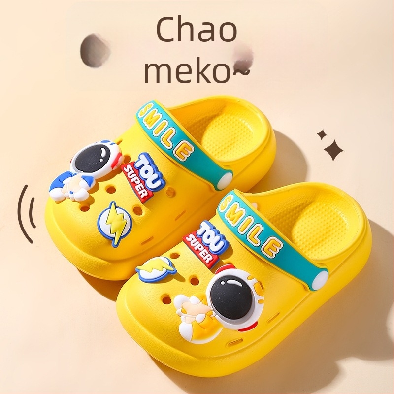 Nove EVA dječje sandale s rupicama za ljeto, Unisex, lagane, prozračne, s zatvorenim prstom, protuklizne, protiv mirisa, otporne na habanje