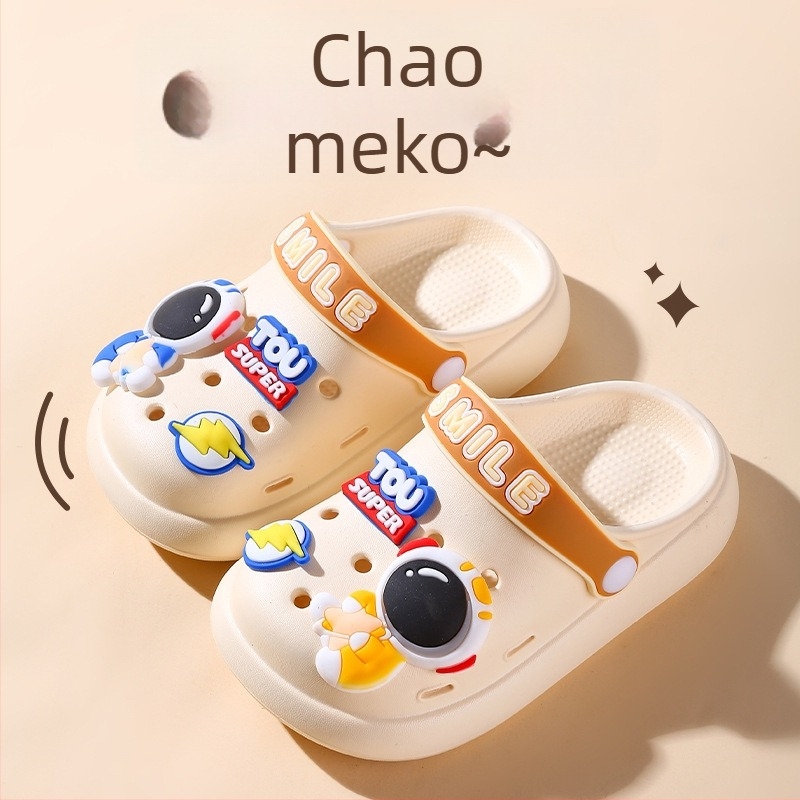 Nove EVA dječje sandale s rupicama za ljeto, Unisex, lagane, prozračne, s zatvorenim prstom, protuklizne, protiv mirisa, otporne na habanje