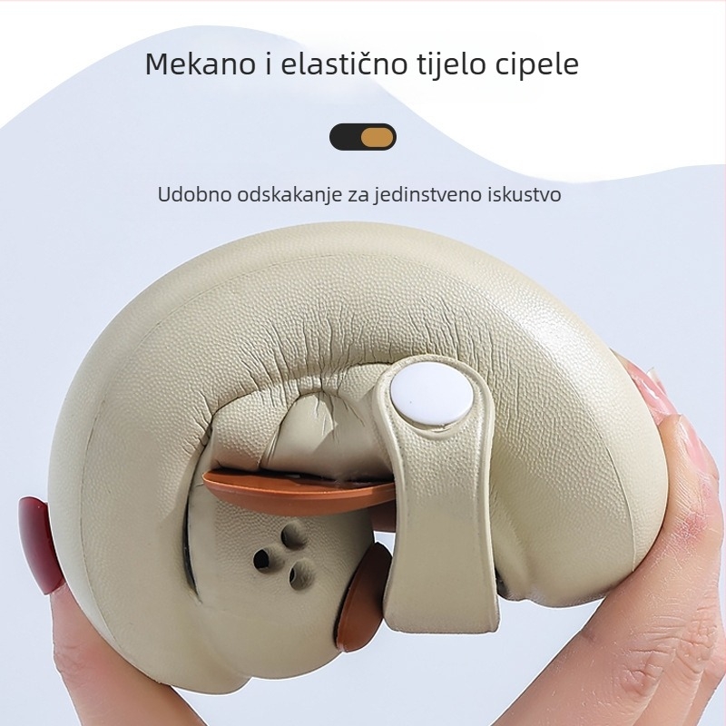 Dječje EVA sandale za plažu s zatvorenim prstom, slatki crtani dizajn, unisex, ljeto