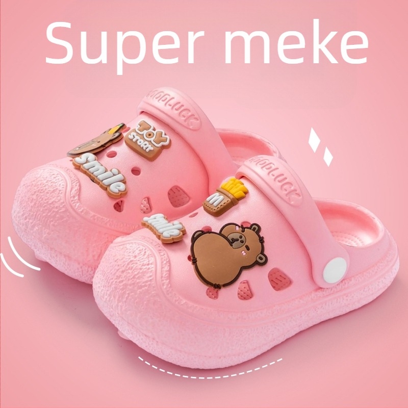 Capybara dječje Crocs-stil papuče, ljetne, mekana potplata, protuklizne, za dječake i djevojčice