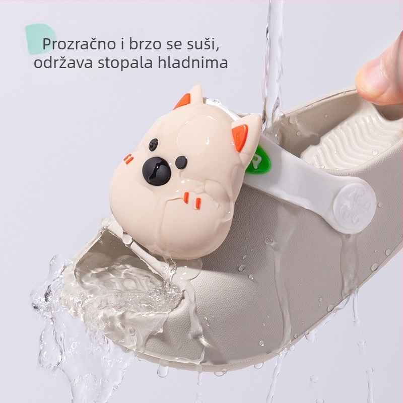 Fawn Milli cartoon Crocs-stil sandale za djecu 1–6 godina, prozračne za unutarnju i vanjsku upotrebu