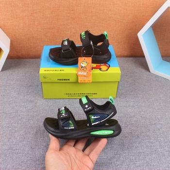 Plažne tenisice za dječake, potplat od poliuretana, Velcro zatvarač, uzorak s slovima, za djecu 4–16 godina