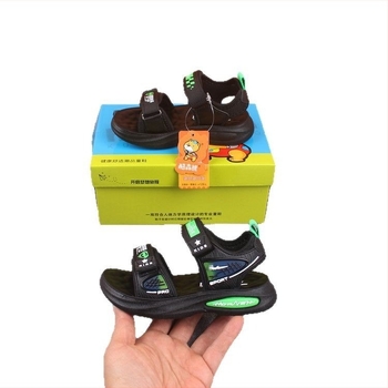 Plažne tenisice za dječake, potplat od poliuretana, Velcro zatvarač, uzorak s slovima, za djecu 4–16 godina