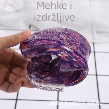 Ženske kišne čizme PVC, niski dio potkoljenice, cvjetni uzorak, ravna potpetica