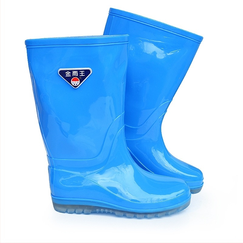 Ženske kišne čizme srednje duljine s PVC gornjim dijelom, niski pet 1–3 cm, vodonepropusne, otporne na habanje, za sve sezone
