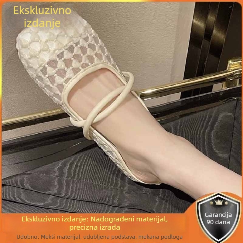 Ženske Mary Jane cipele s zatvorenim prstom, gornji dio od mikrovlakna, gumena potplata; lagane, brzo sušeće, stabilnost – Proljeće 2024