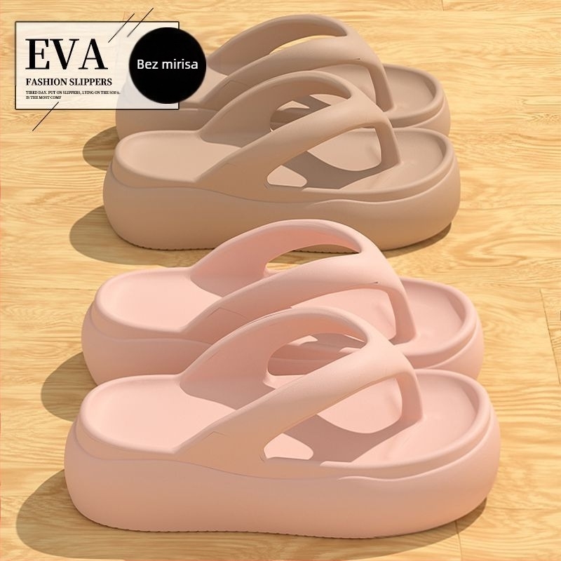 Ženske sandale s debelim potplatom za povećanje visine, ljetna moda 2025, anti-slip sandale za plažu