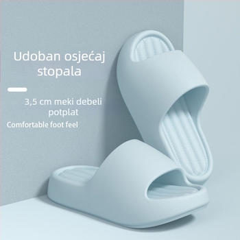 Ženske papuče s debelom EVA potplatom, ljeto 2025, prozračne, protuklizne, za unutarnju i vanjsku upotrebu