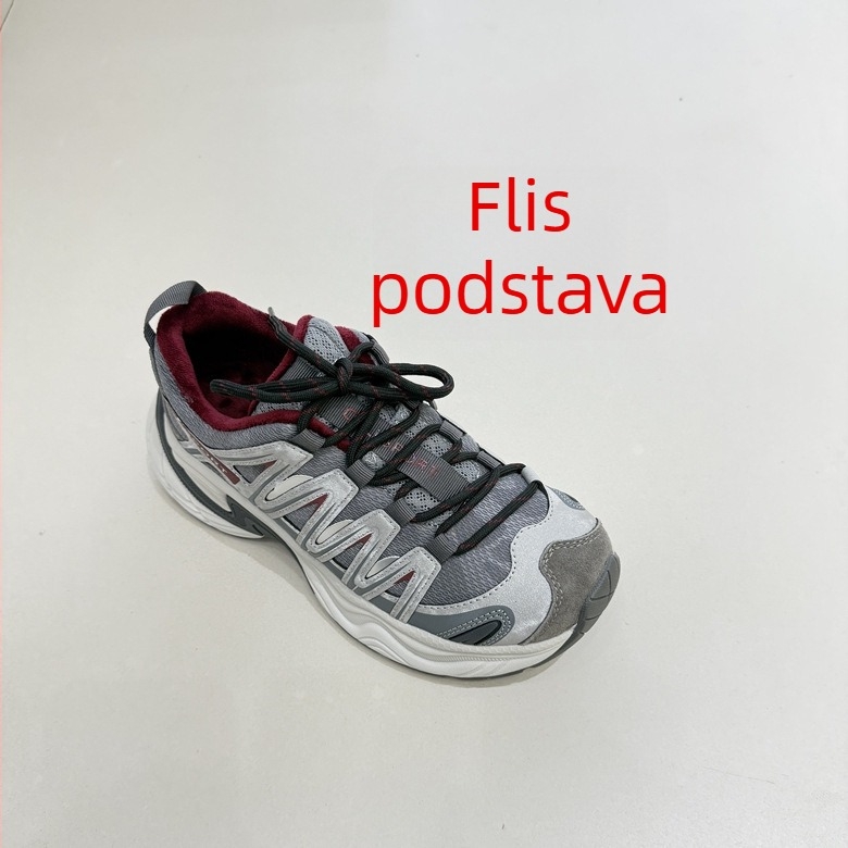 Šetne cipele s gornjim dijelom od mikrovlakana, protuklizni gumeni đon, srednja visina pete 3–5 cm, vezanje na vezice