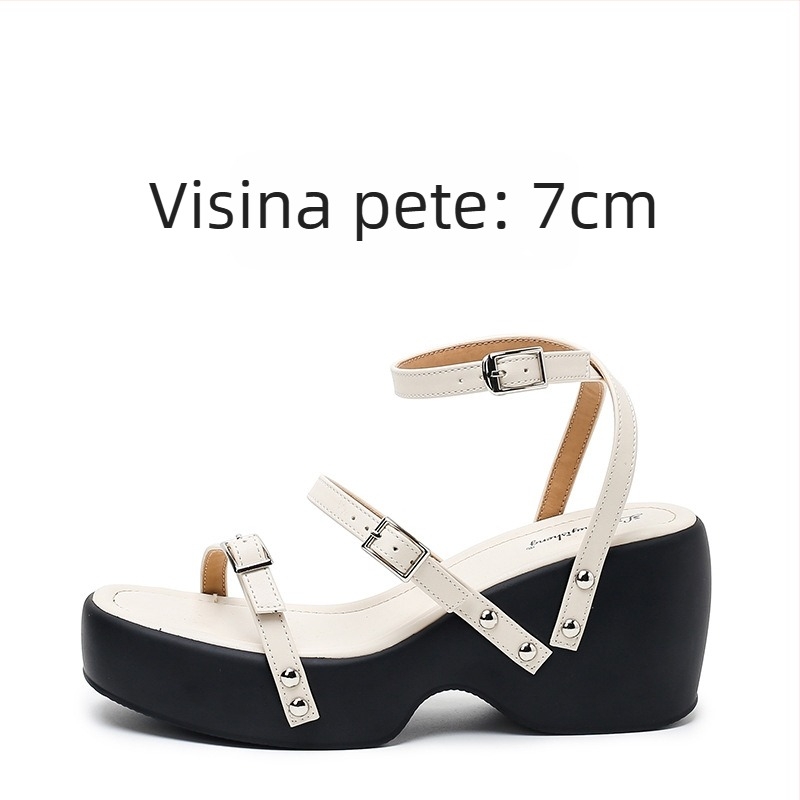 Rimske sandale s gornjim dijelom od mikrovlakna, PU đon, razdvojeni prst, rimski stil