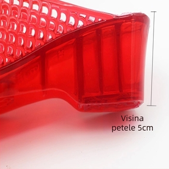 Toe Cap papuče s nagibom pete, plastični gornji dio, podloga od plastike-gume, debljina potplata 0–3 cm, za odrasle, ljetna obuća