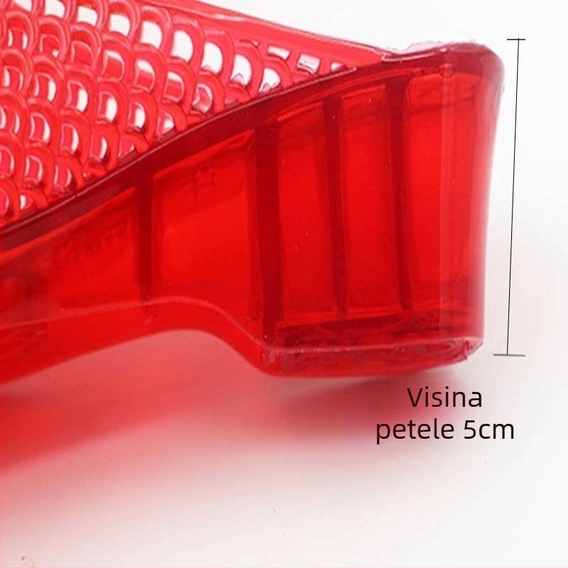 Toe Cap papuče s nagibom pete, plastični gornji dio, podloga od plastike-gume, debljina potplata 0–3 cm, za odrasle, ljetna obuća