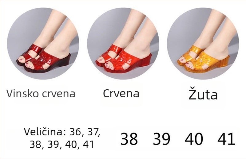 Ženske ljetne papuče s gel-kristalima, korejskog stila, modne papuče za kupaonicu s protukliznom podlogom