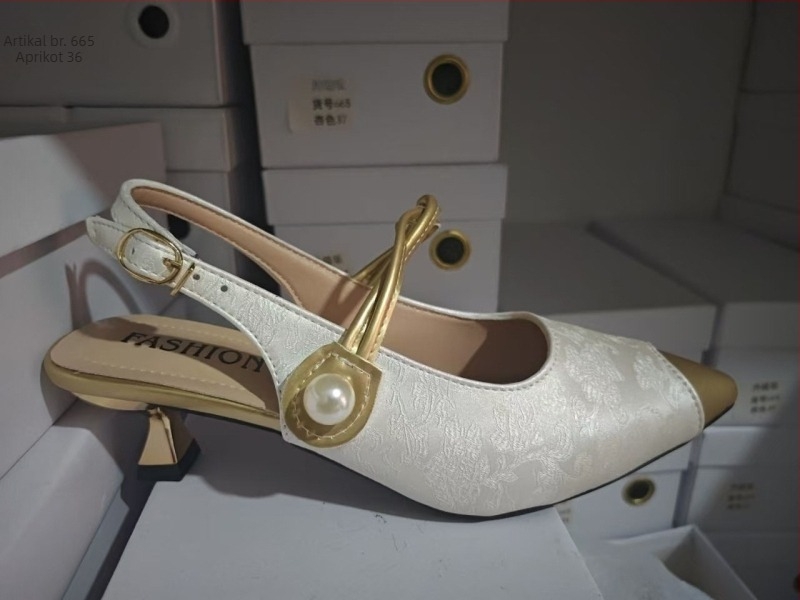 Ženske sandale s klinastim petom i oštrim nosom, gornji materijal: druga sloj svinjske kože, potplat PU, unutrašnjost PU, elegantan stil, visina potpetice 3–6 cm