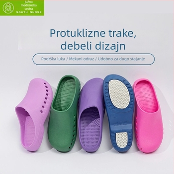 Cipele bez mirisa za operacijsku salu s protukliznom zaštitom, zatvorenim vrhom, medicinske radne cipele za liječnike i medicinske sestre, EVA