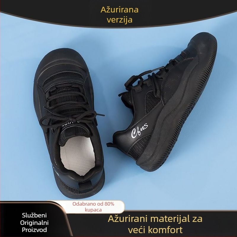 Ženske tenisice za hodanje za starije žene, protuklizne, mrežasti gornji dio, šiljasti vrh, jesen 2024 izlazak