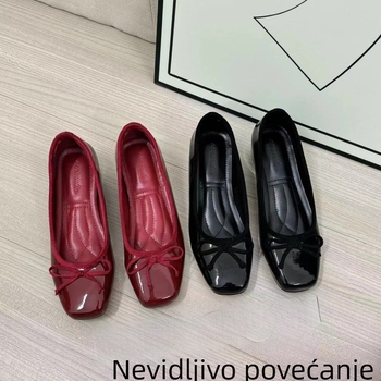 Ženske Mary Jane cipele, zaobljeni vrh, srednja visina pete 3–6 cm, gornji dio: Super Fiber, podstava: PU, potplat: guma