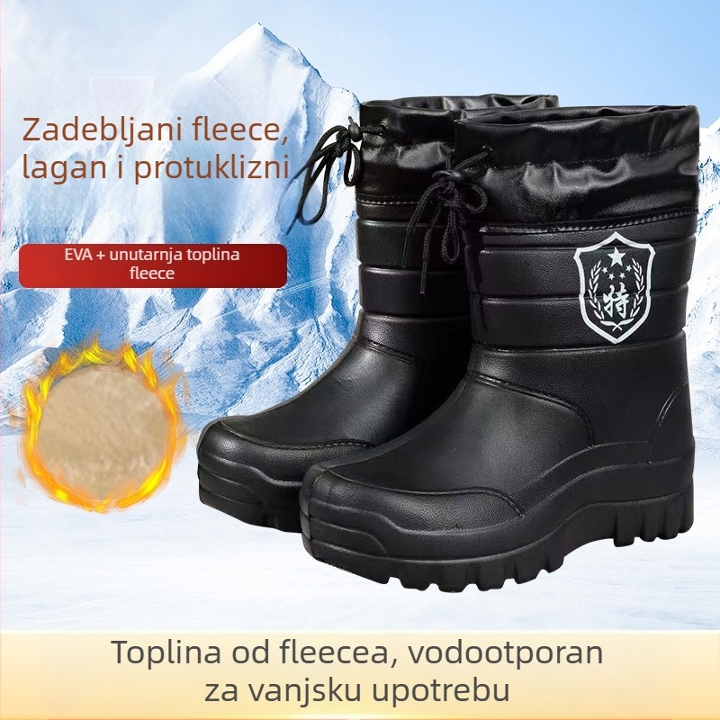 Muške vodootporne EVA papuče – protuklizne, tople, zadebljani gornji dio i EVA potplat