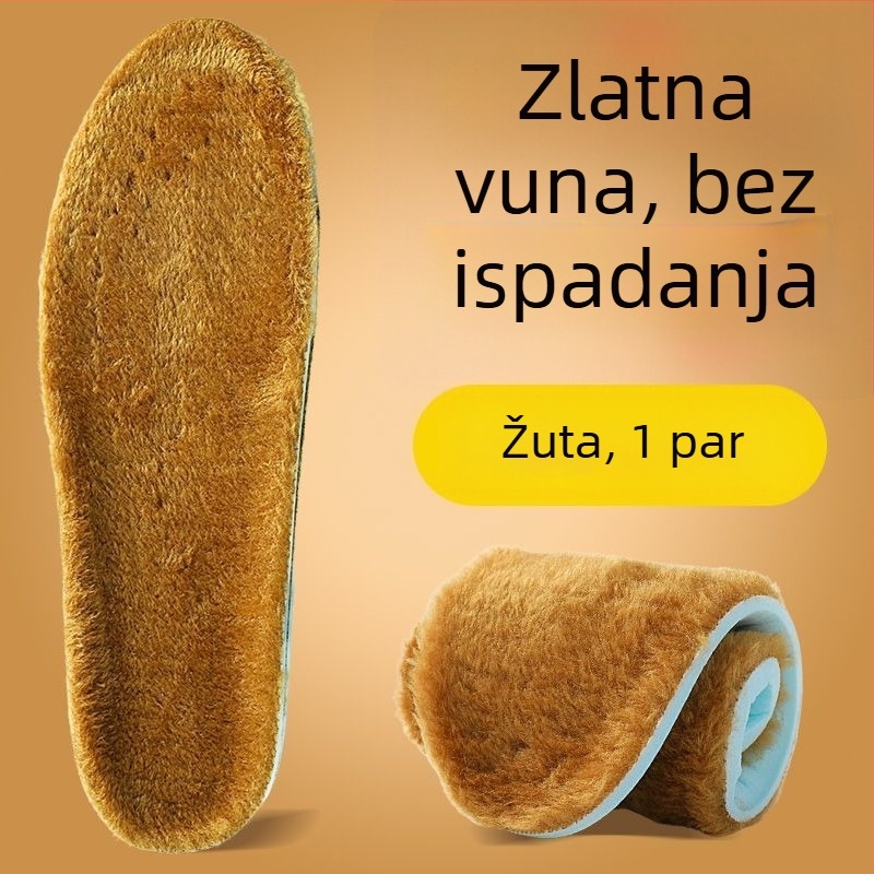 Zimske uloške za čizme – flis podstavljene, prozračna; model XY39; materijal: Dali cotton + long hair crystal velvet; cijela uložak