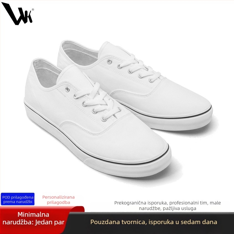 Unisex platnene tenisice s niskim profilom, prilagođene crtama, vezanje, EVA uložak, mrežasta podstava
