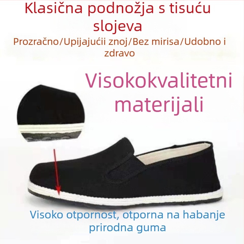 Unisex platnene tenisice – okrugli vrh, gornji dio od pamuka, gumasta potplat, vulkanizirana konstrukcija, nizak profil