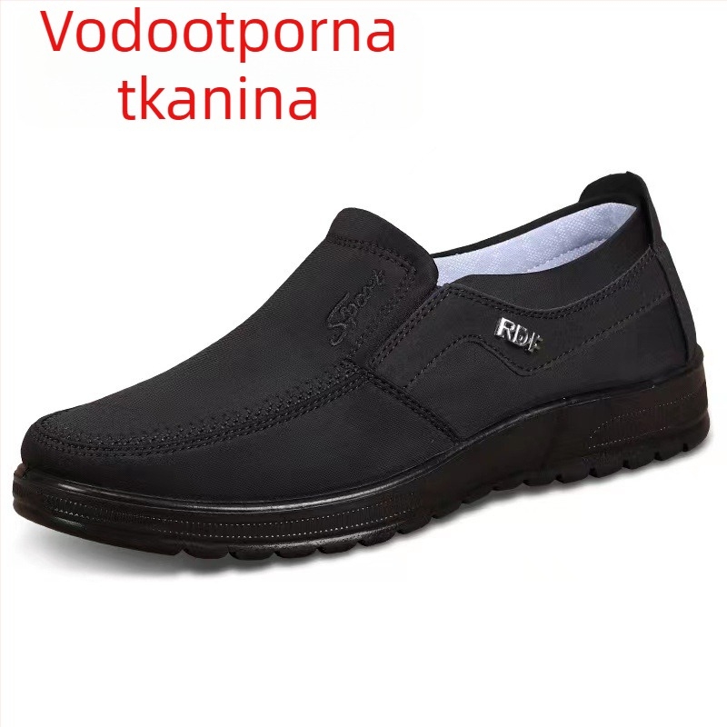 Muške ljetne platnene tenisice, prozračne, s okruglim prstom, niskim krojem, vodootporne