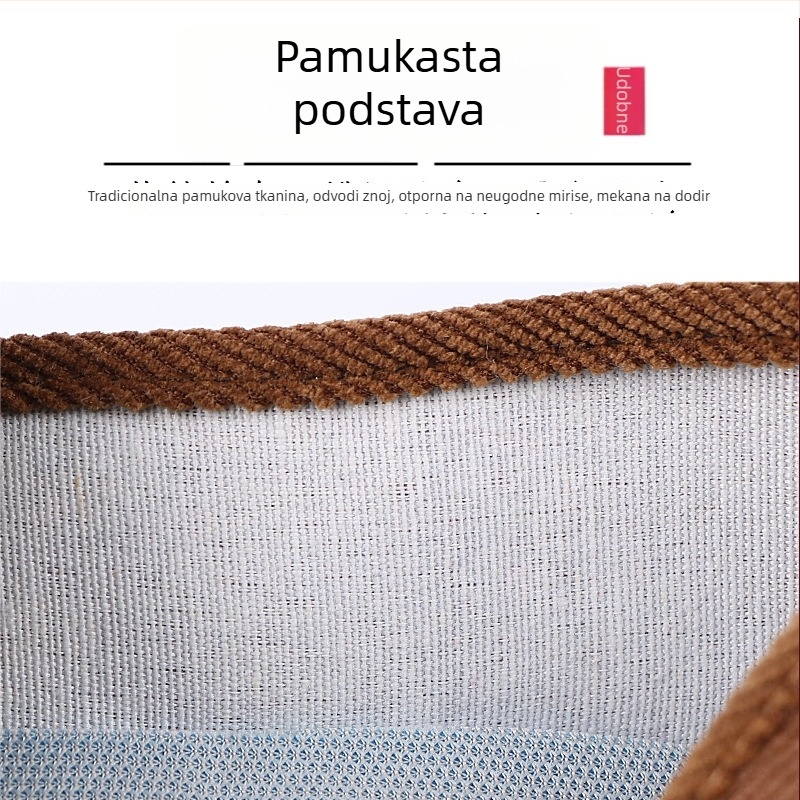 Muške platnene tenisice slip-on, gornji dio od brušene kože, okrugla špička, prozračne, potplat TPR