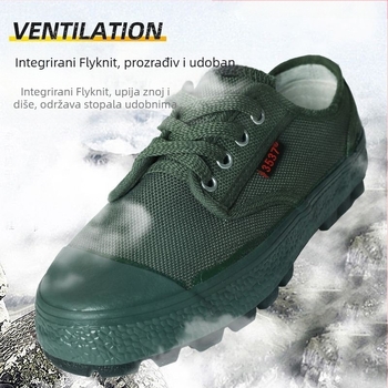 3537 Liberation Shoes – platnene gornje, gumena potplat, prozračne, protuklizne, otporne na habanje radna obuća