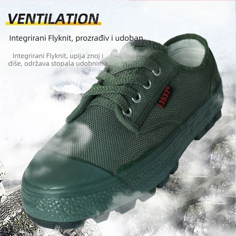 3537 Liberation Shoes – platnene gornje, gumena potplat, prozračne, protuklizne, otporne na habanje radna obuća