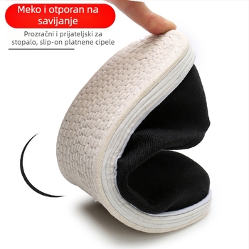 Slip-On zimske tenisice od platna s fleec podstavkom, udobne i tople; gornji materijal: pamuk platno; unutarnji: sintetički kratki pliš; ulošak: sintetička vuna; potplat: Melaleuca