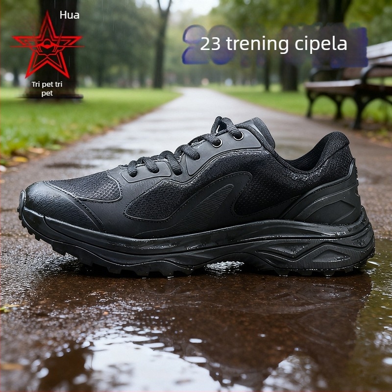 Vatrogasne trening tenisice – unisex, vezice, niski gornji dio, platnati gornji dio, PU ulošak