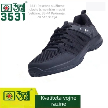 3531 radne tenisice s platnenim gornjim dijelom, gumeni potplat, prednje vezanje, okrugli vrh